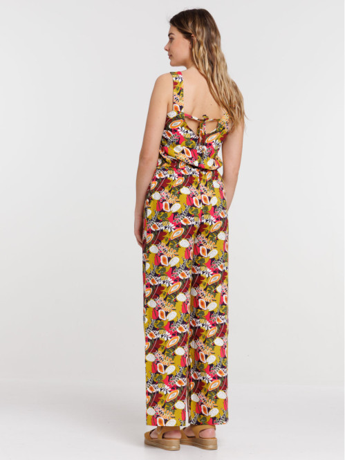 Combipantalon imprimée femme