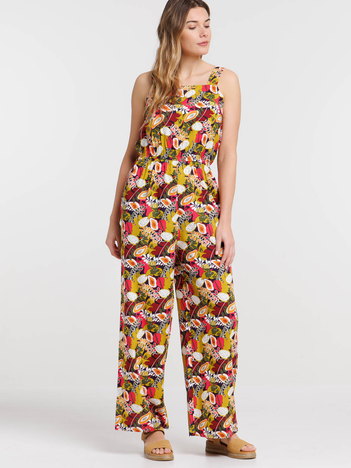 Combipantalon imprimée femme