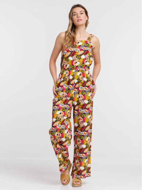 Combipantalon imprimée femme