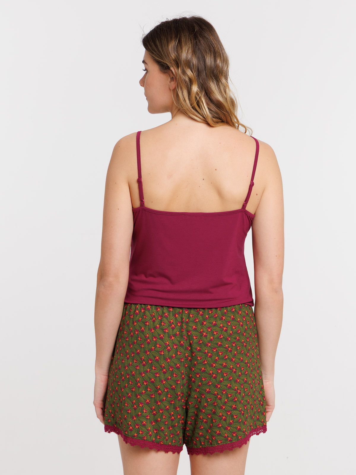 Pyjashort motif floral femme Pyjashort motif floral femme