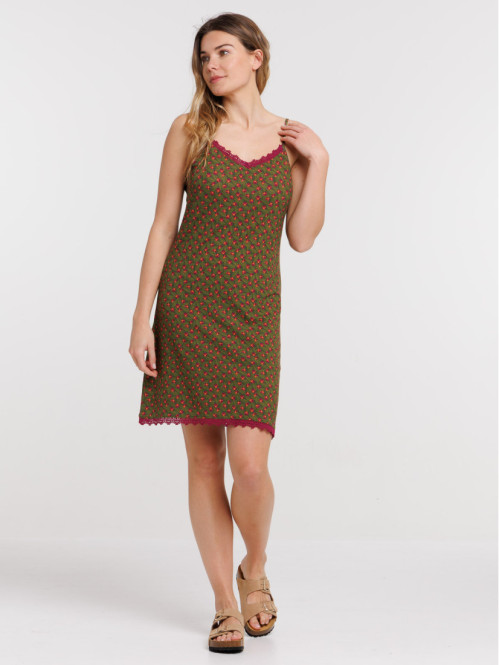 Nuisette fleurie femme