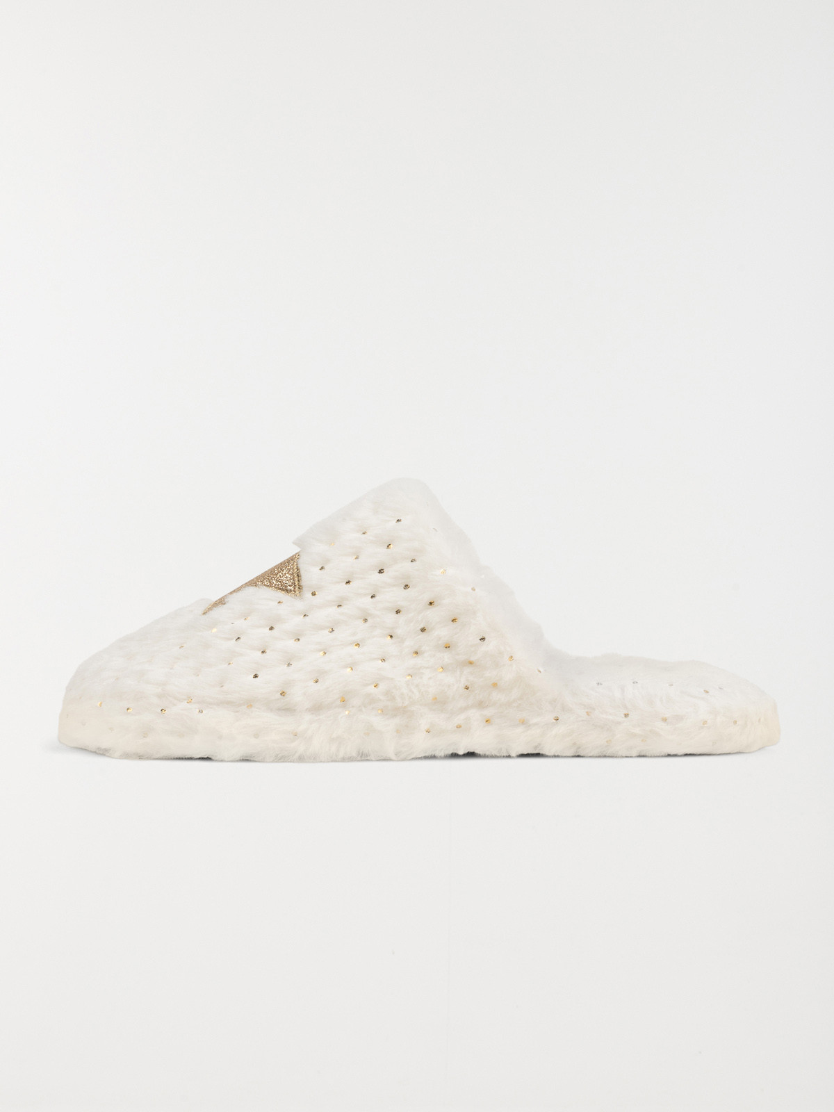 Chaussons blancs étoile femme (36-41)