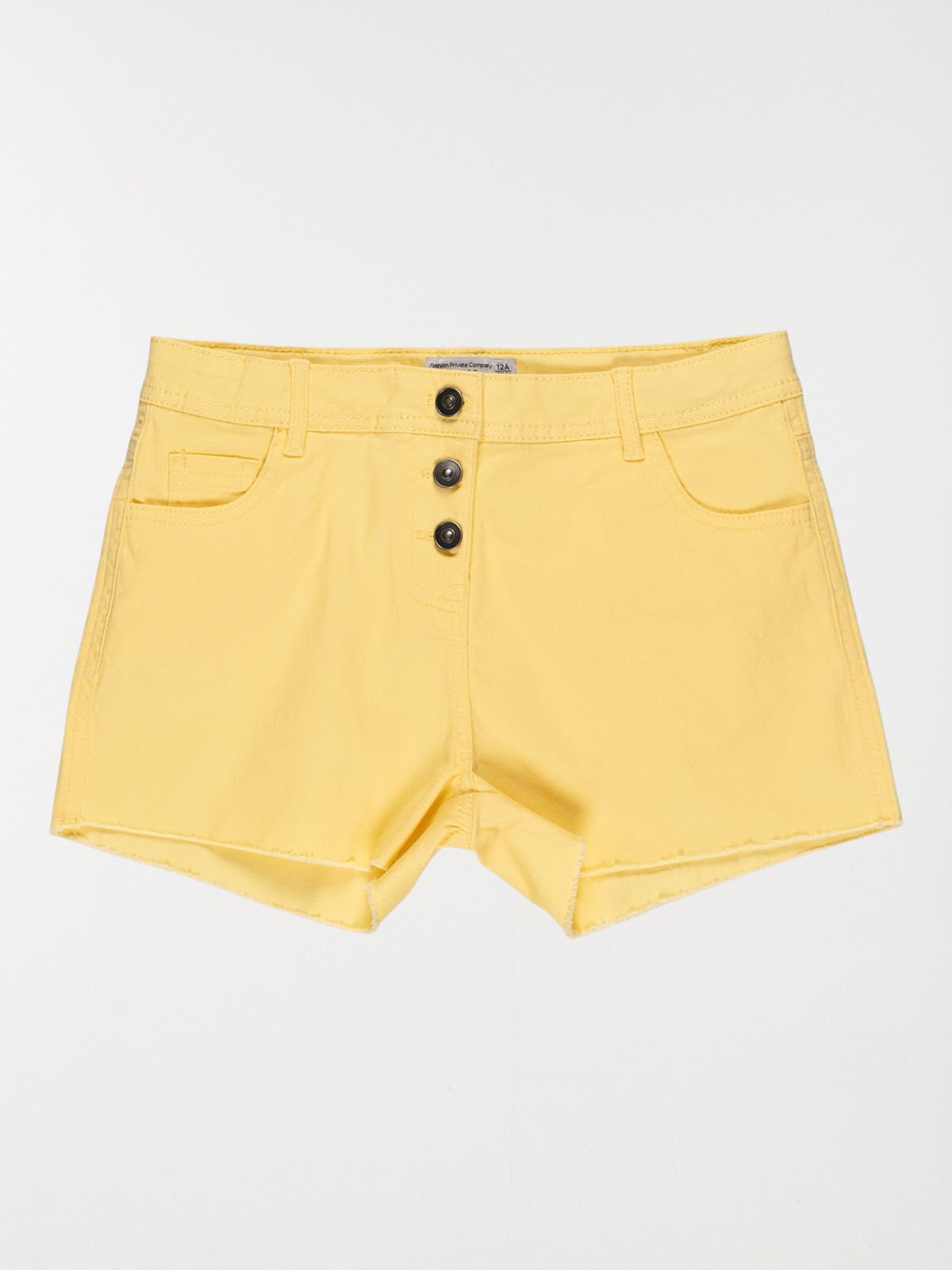 Short fille jaune clair (10-16A)