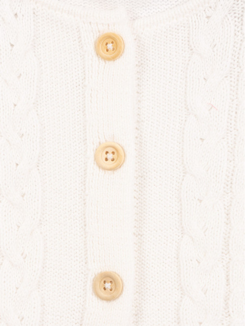 Gilet sans manches écru...