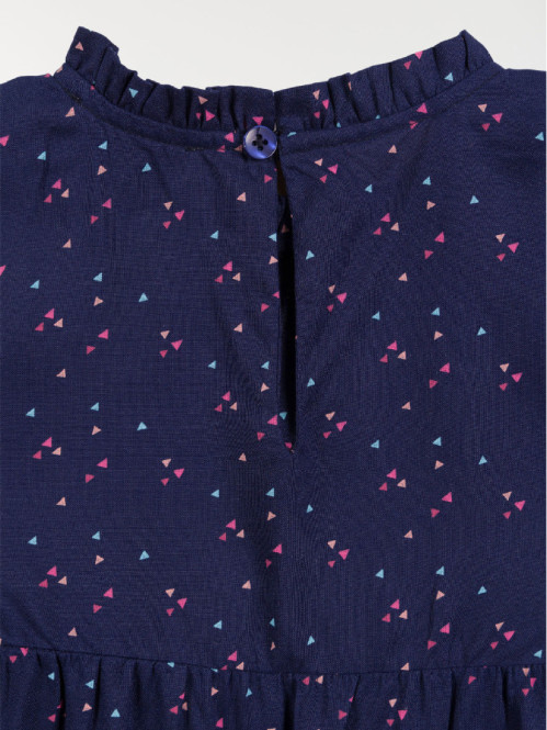 Blouse bleu officier motif...