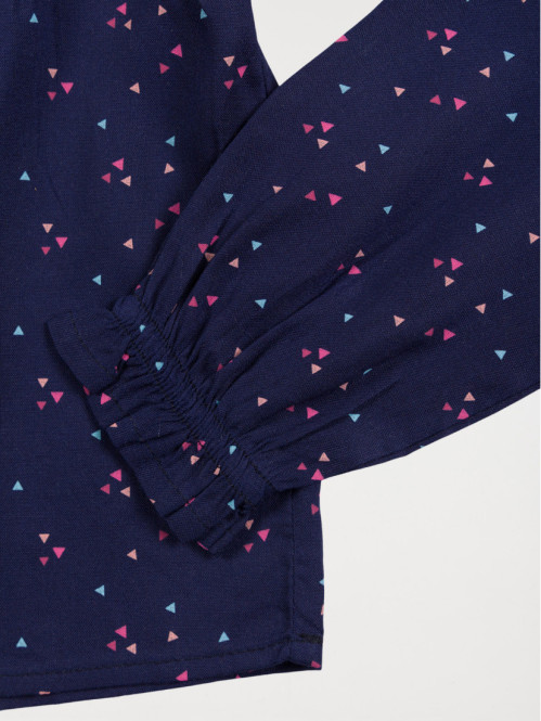 Blouse bleu officier motif...