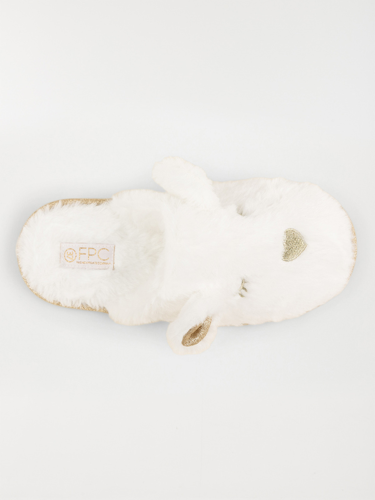 Chaussons blancs souris femme (36-41) Chaussons blancs souris femme (36-41)