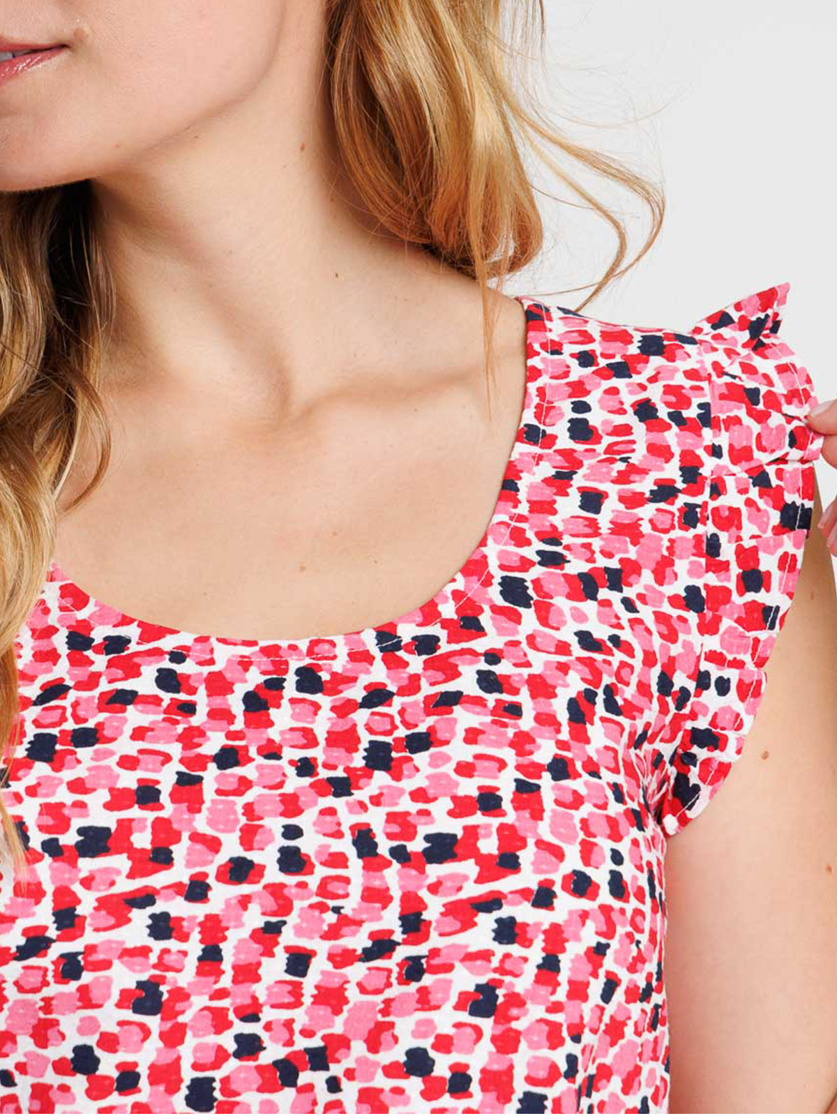 Blouse imprimée pink femme