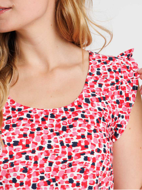 Blouse imprimée pink femme