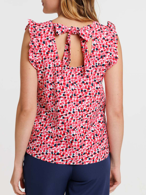 Blouse imprimée pink femme