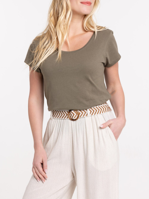 T-shirt basique urban kaki...