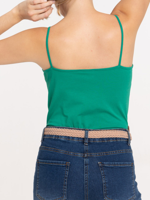 Débardeur bretelles vert...