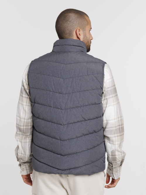 Veste sans manches zippée...