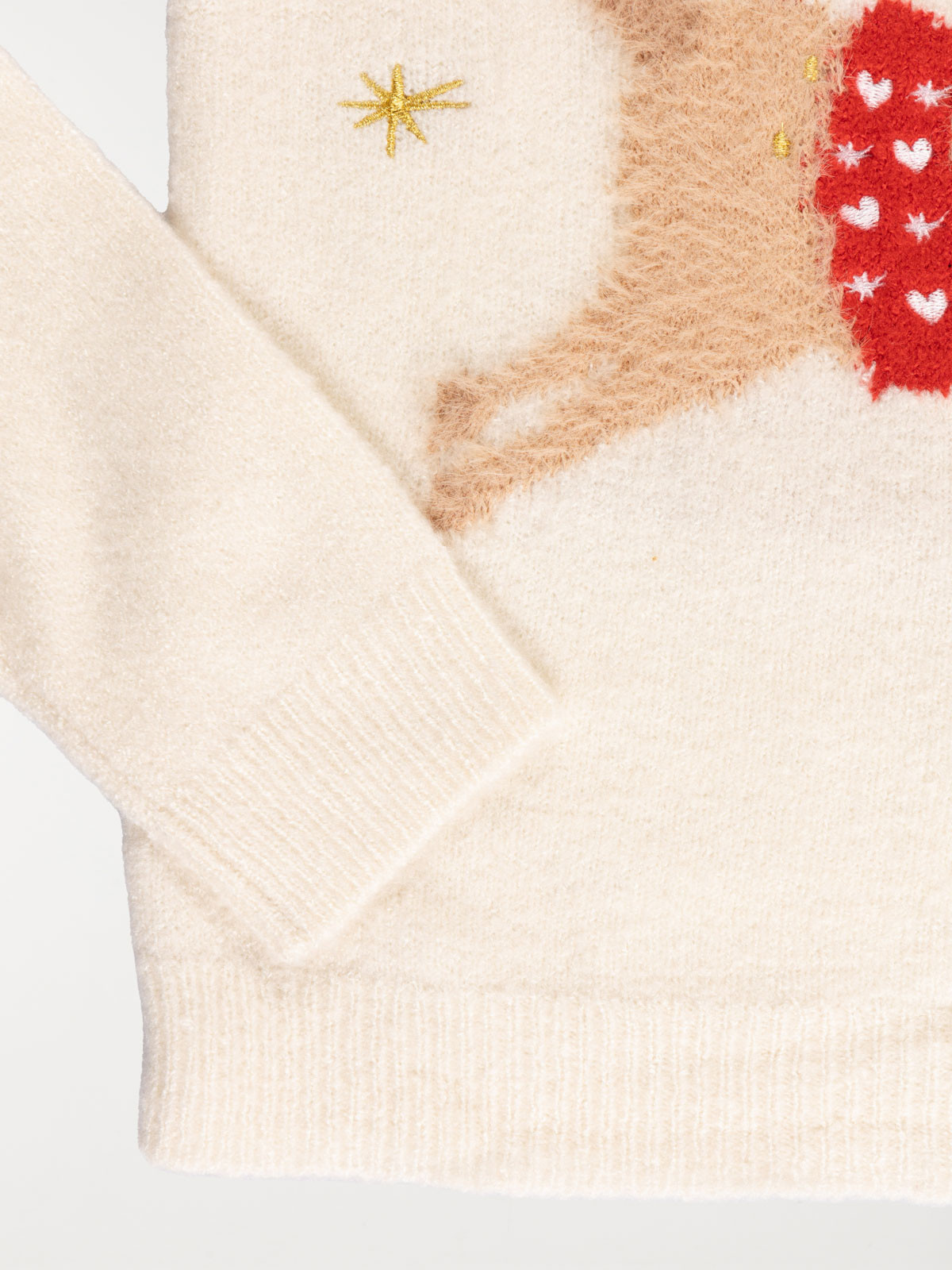 Pull cerf noël fille (3-12A)