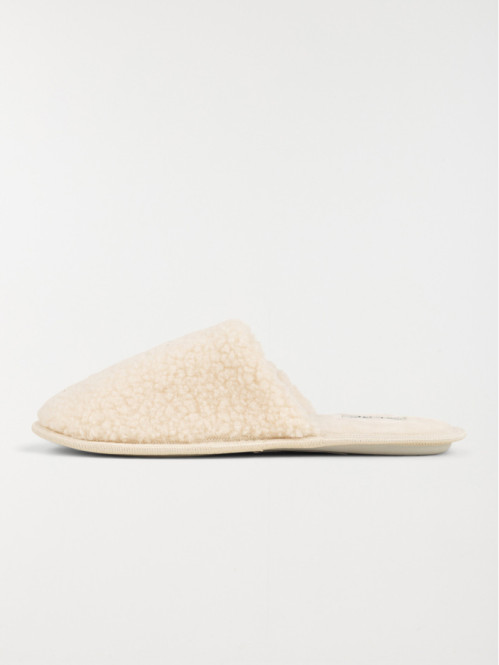 Chaussons maille bouclette...