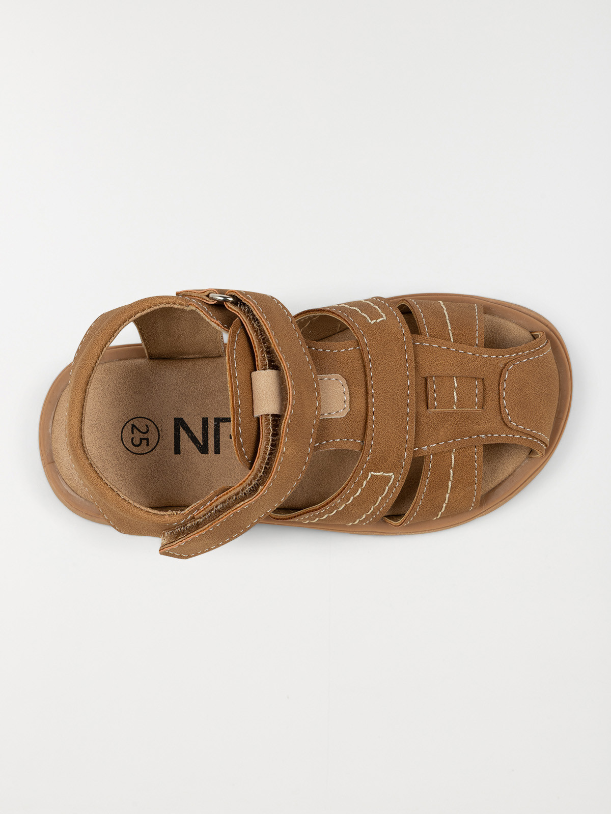 Sandales coloris camel garçon (24-30) Sandales coloris camel garçon (24-30)