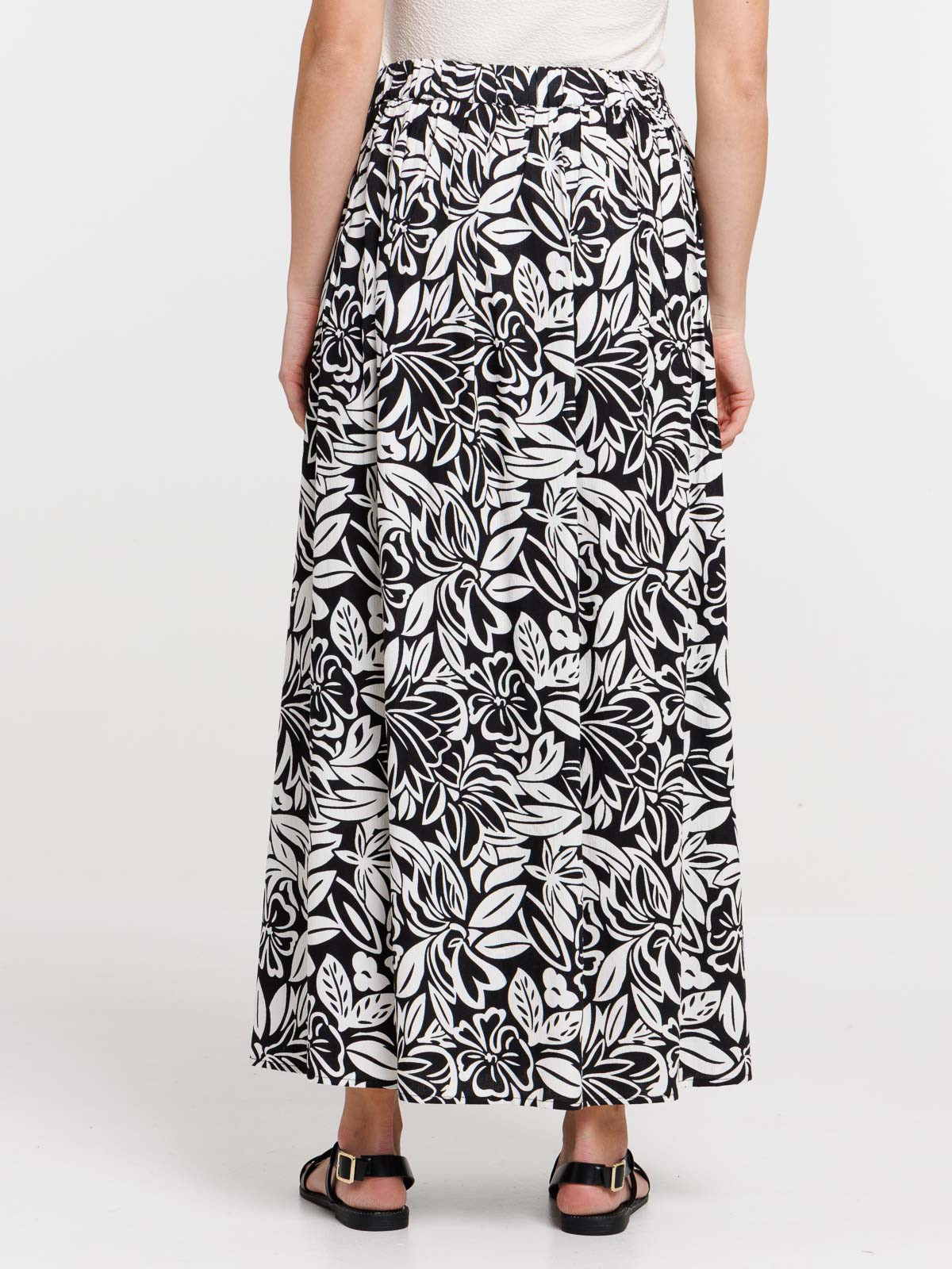 Jupe longue imprimée floral femme