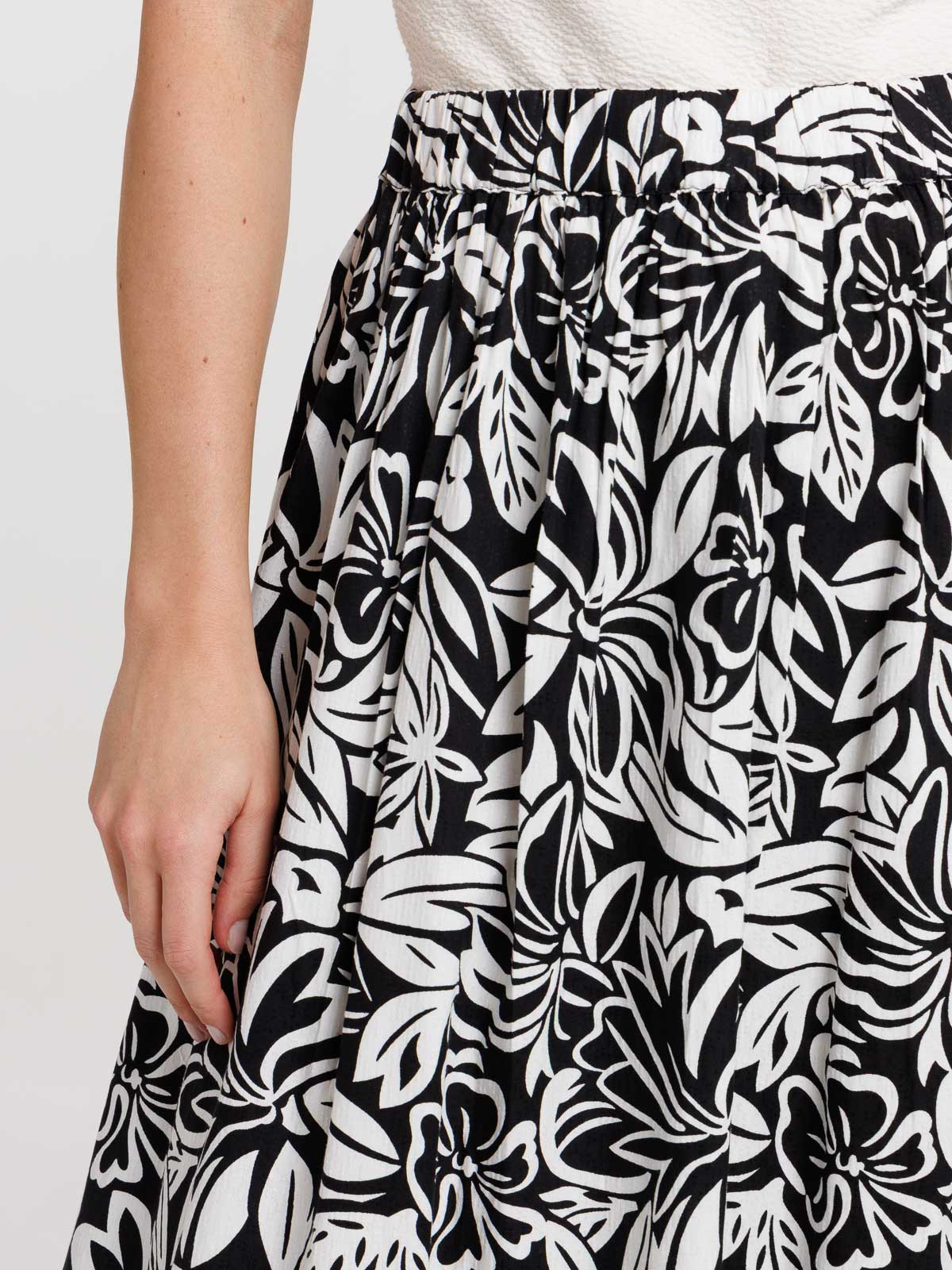 Jupe longue imprimée floral femme