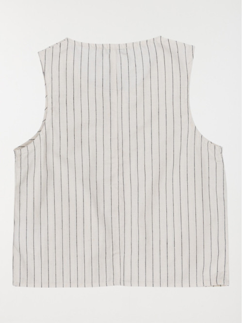 Blouse nouée devant fille...