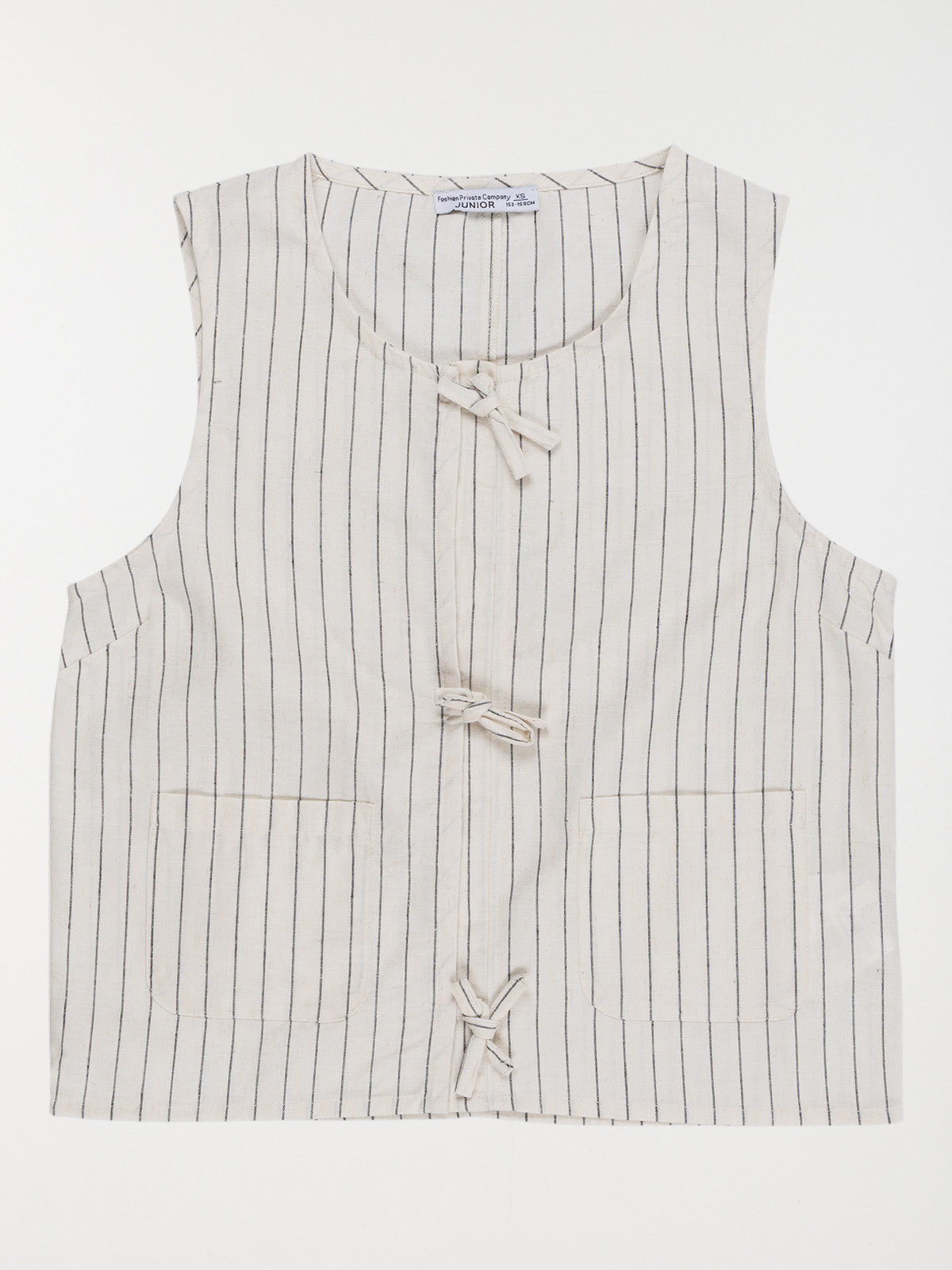 Blouse nouée devant fille (XXS-M)