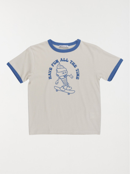 T-shirt motif glace garçon...