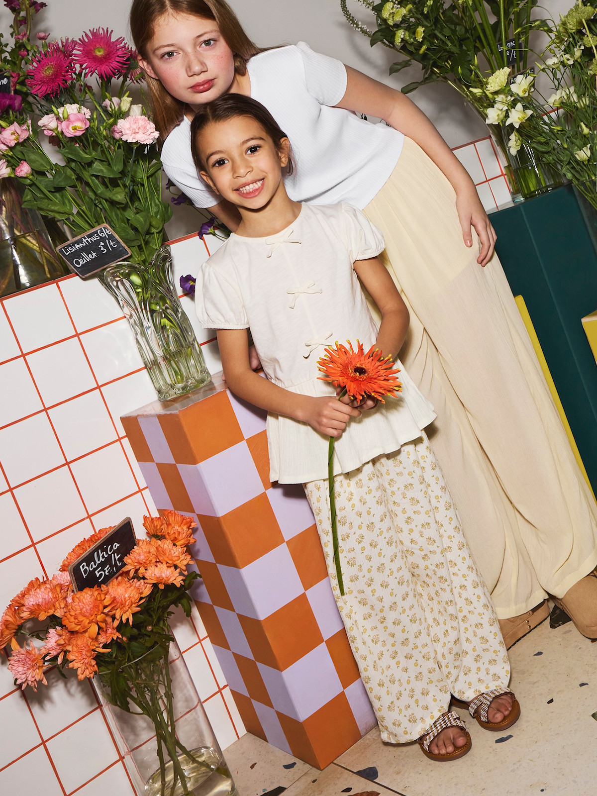 Blouse manches courtes fille (3-12A)