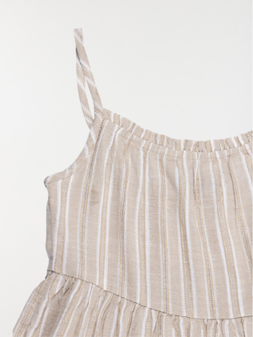 Robe à bretelles rayures...