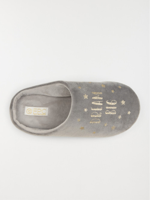 Chaussons message doré femme (36-41)