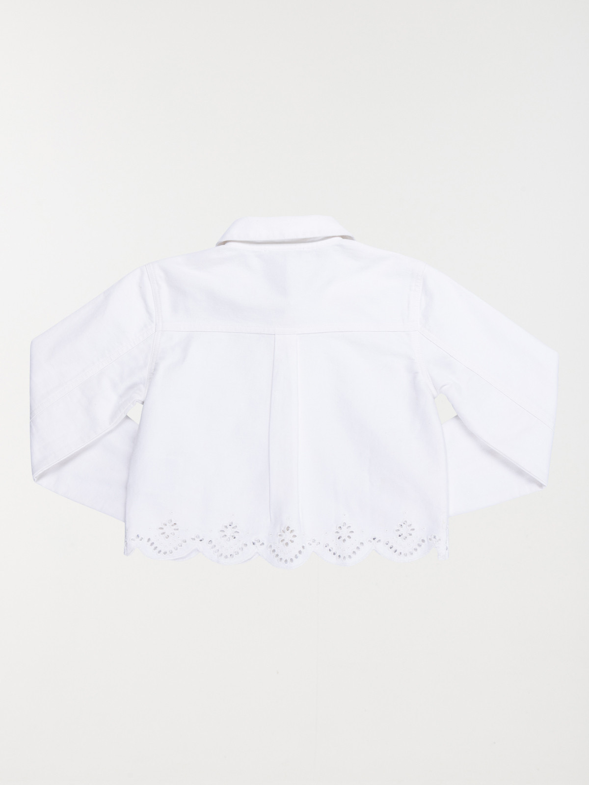 Veste écru brodée fille (3-12A)