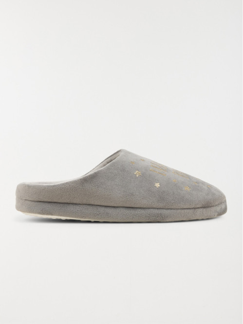 Chaussons message doré femme (36-41)