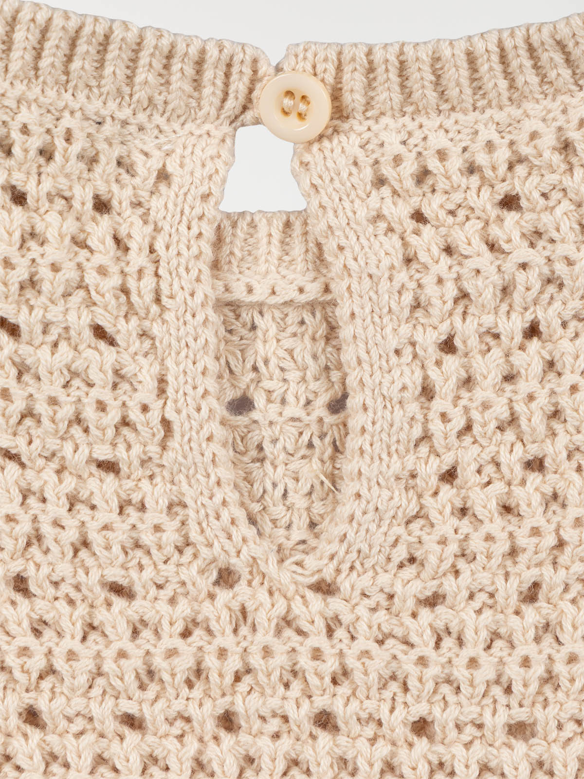 Pull maille crochet fille (3-36M) Pull maille crochet fille (3-36M)