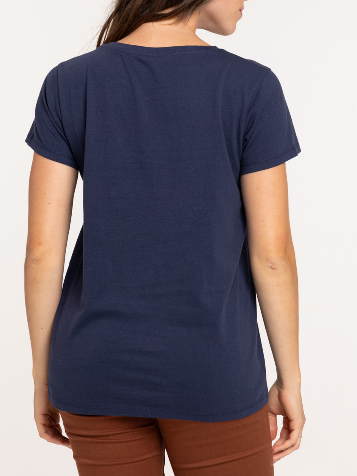 Tee-shirt renne de Noël femme