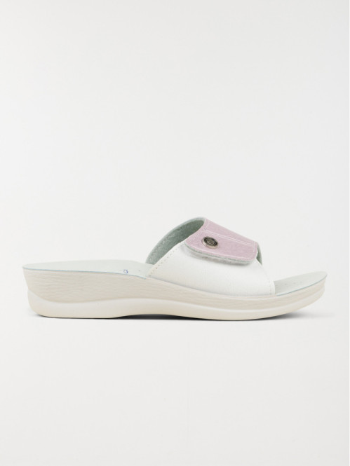 Mules conforts blanches...