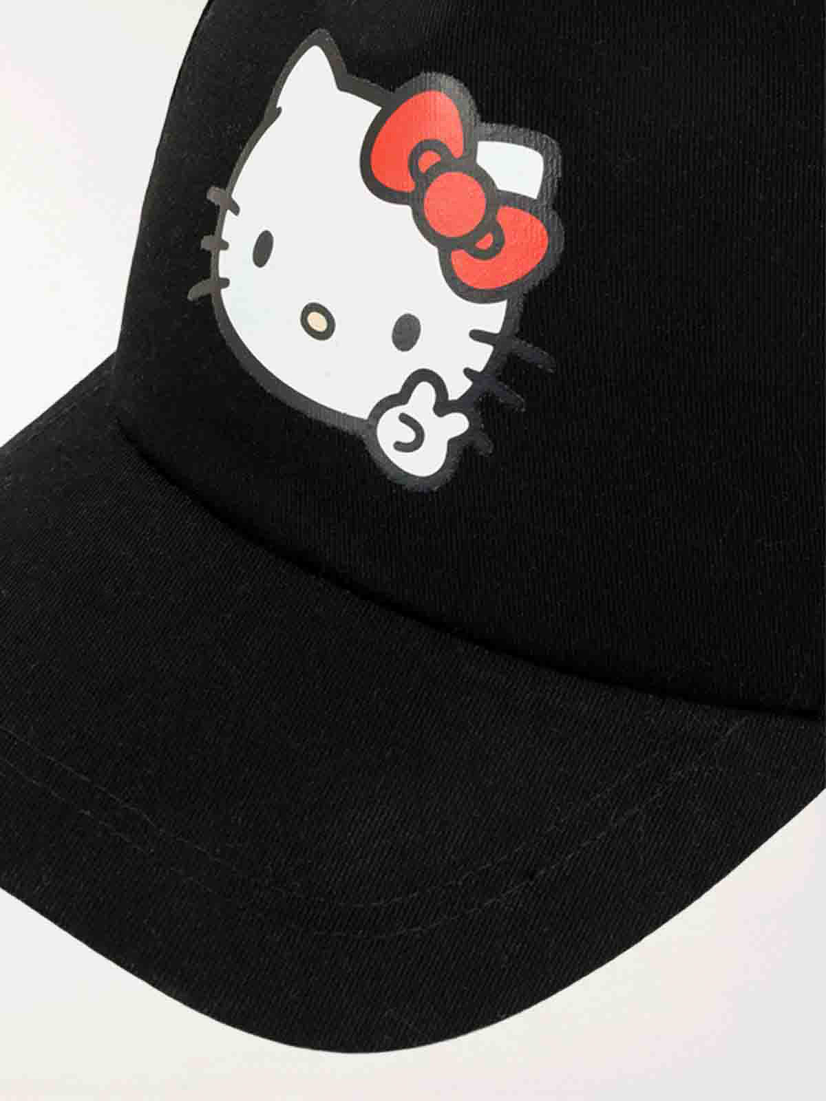 Casquette noire Hello Kitty femme