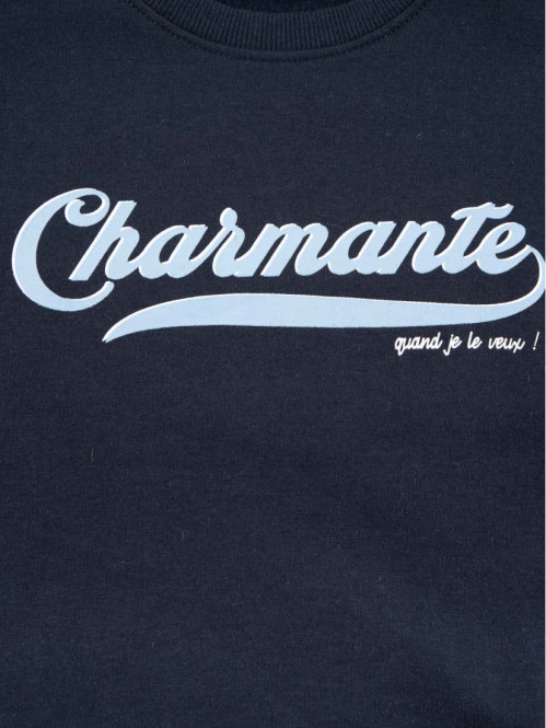 Sweat court à message fille...