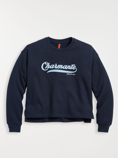 Sweat court à message fille...