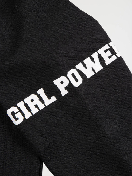 Sweat à capuche noir fille...