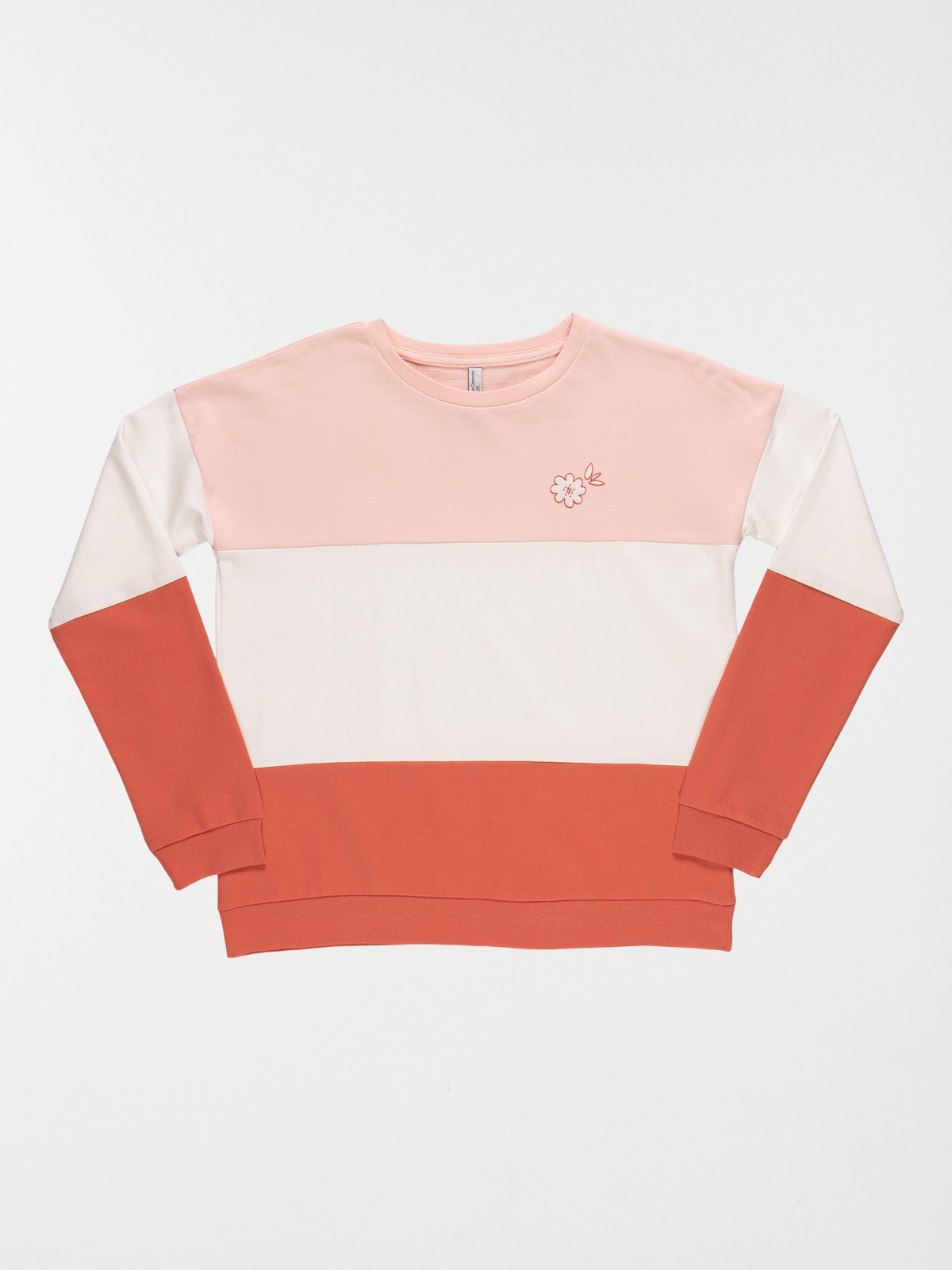 Sweat tricolore fille (10-16A)