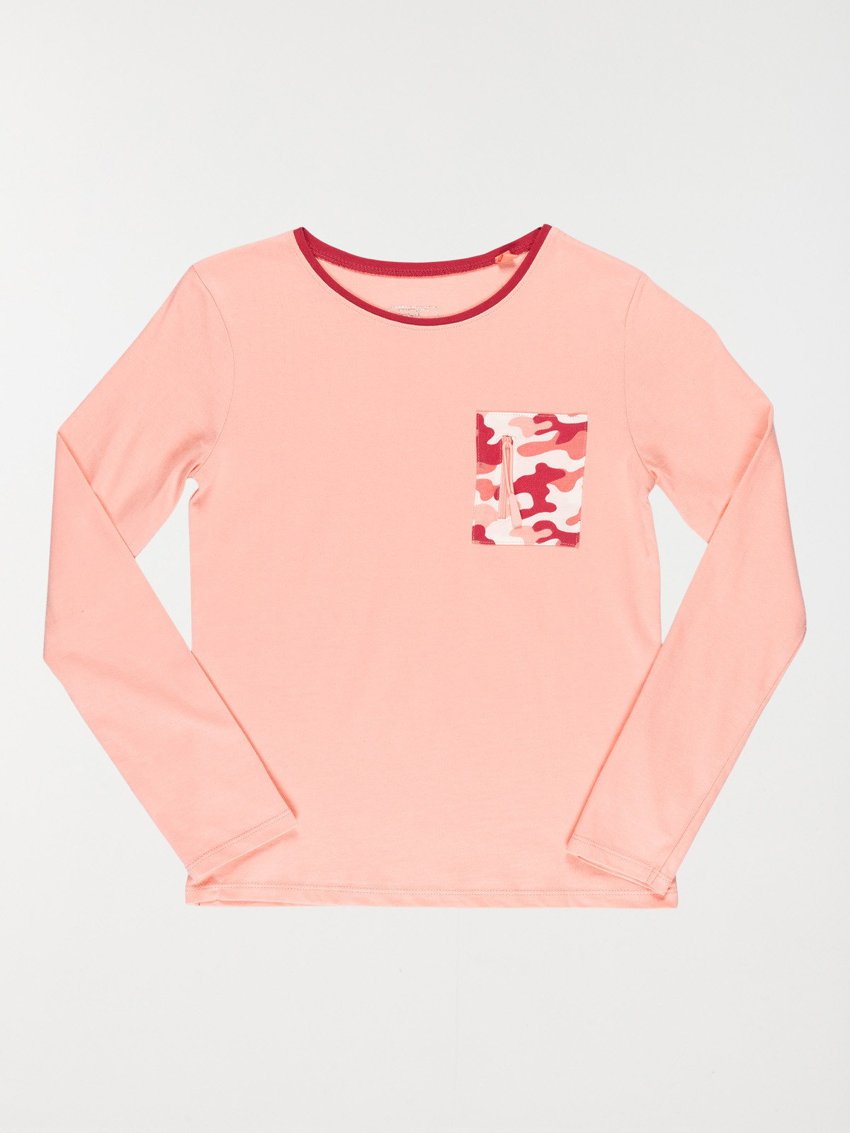 T-shirt rose imprimé fille (10-16A) T-shirt rose imprimé fille (10-16A)