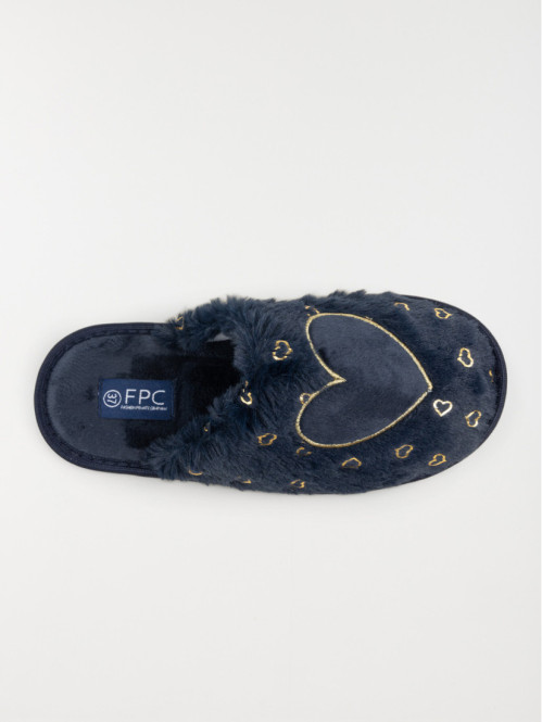 Mules motif coeur femme...