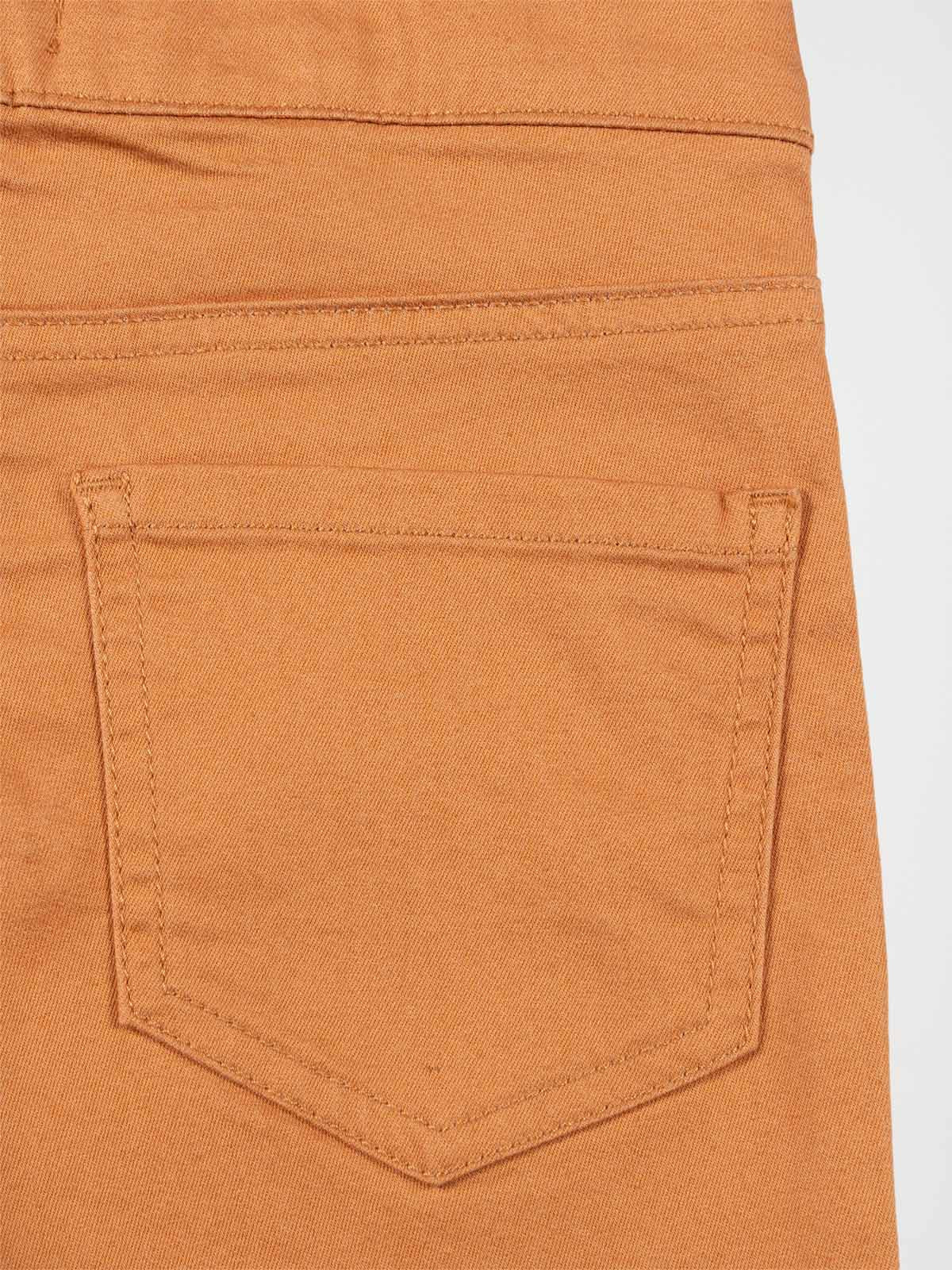 Jegging fille coloris biscuit (10-16A)