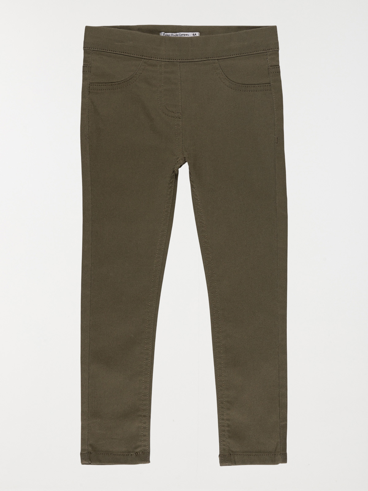 Jegging fille uni kaki quite (3-8A)
