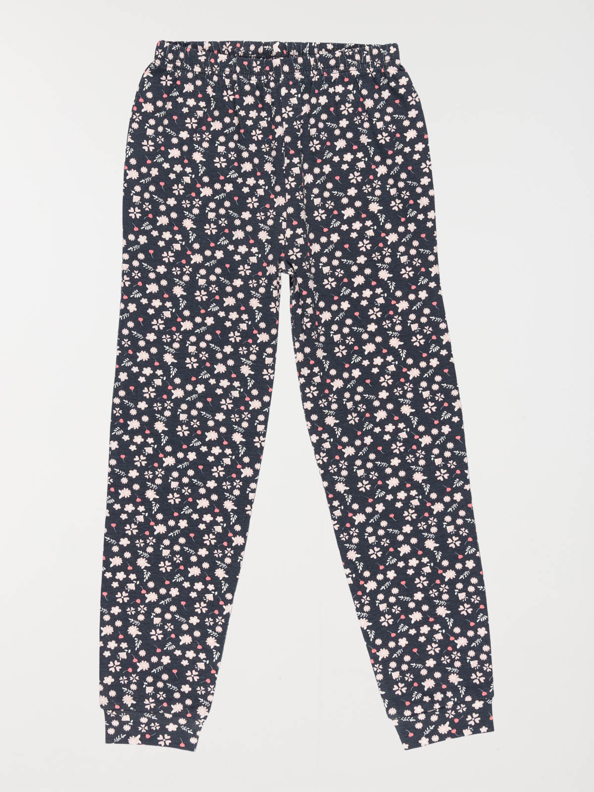 Pyjama bonne nuit et fleurs fille (3-8A) Pyjama bonne nuit et fleurs fille (3-8A)