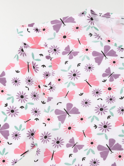 Tee-shirt imprimé papillon...