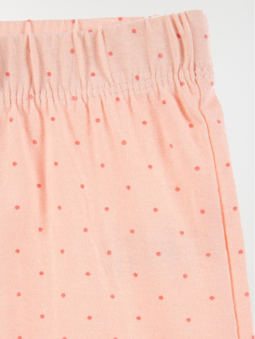 Corsaire imprimé pois fille...