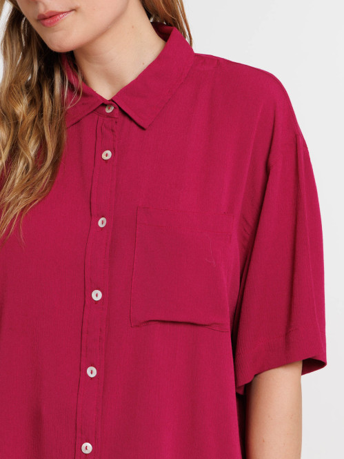 Pyjashort femme coloris plum