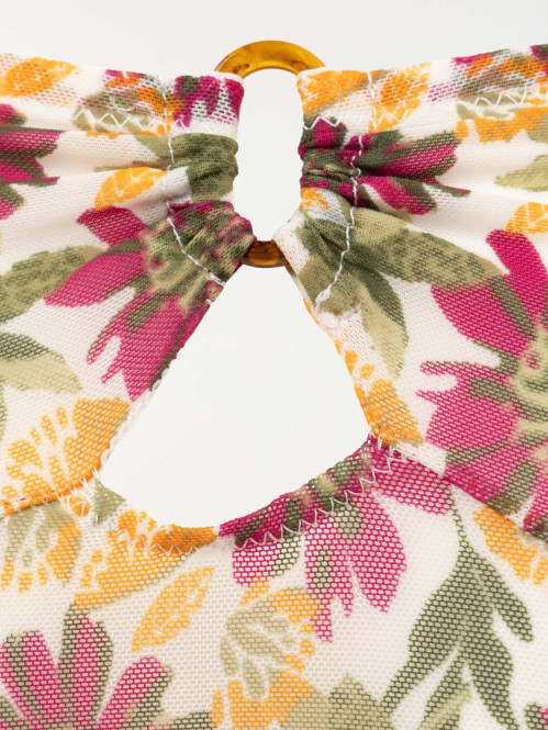 Tanga motif floral femme...