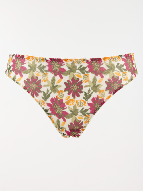 Tanga motif floral femme...