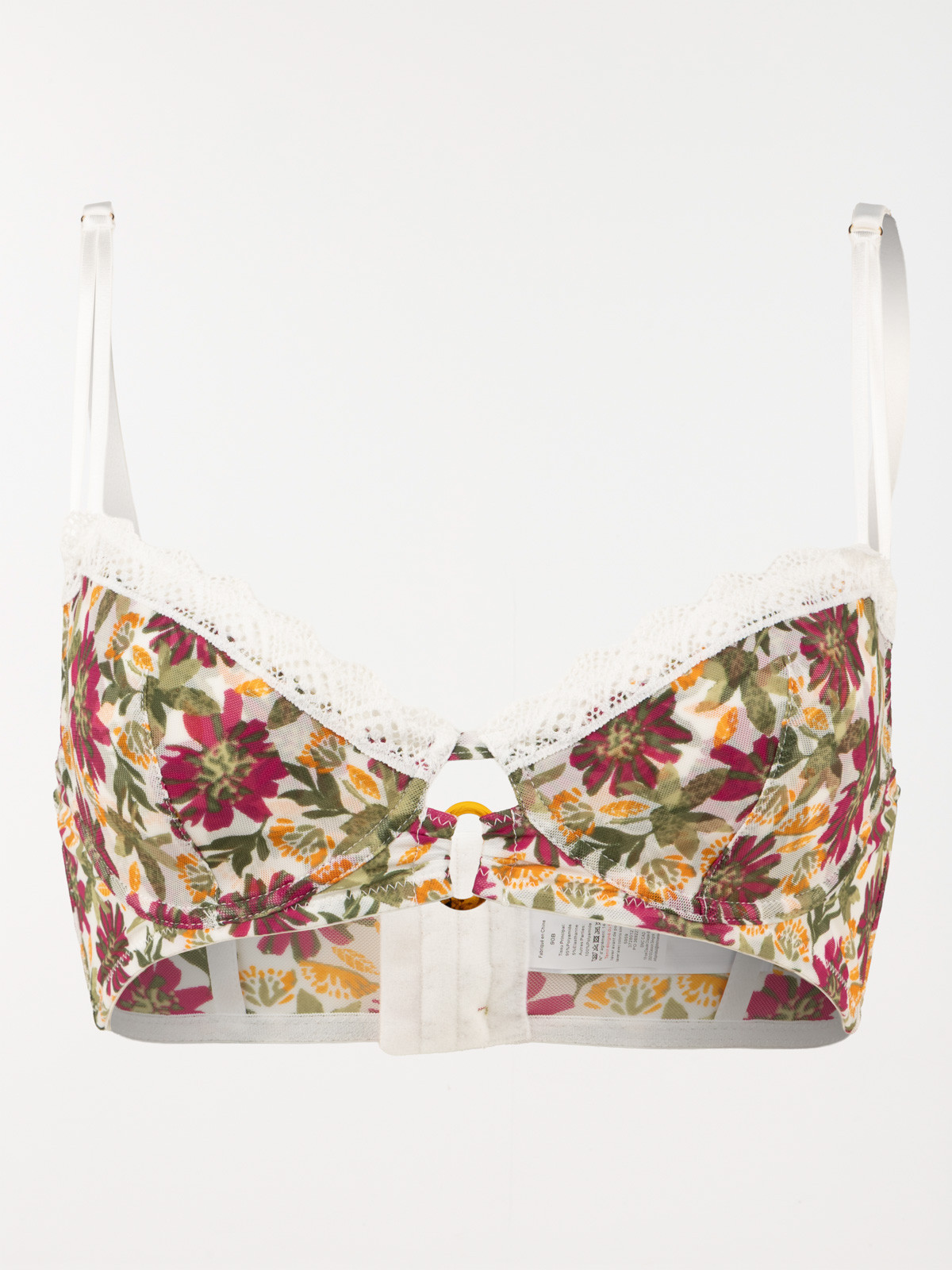 Bustier motif floral femme (85B-95E)