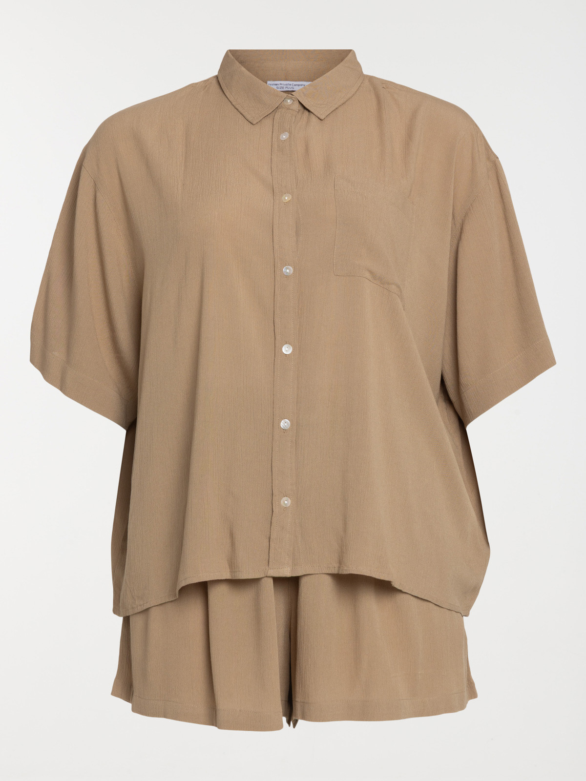 Pyjashort grande taille femme